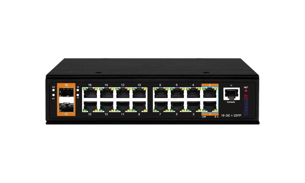 TRASSIR TR-NS25182S-600-16POE