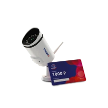 TRASSIR Комплект TR-D2121IR3W v3 2.8 + Облако 1000