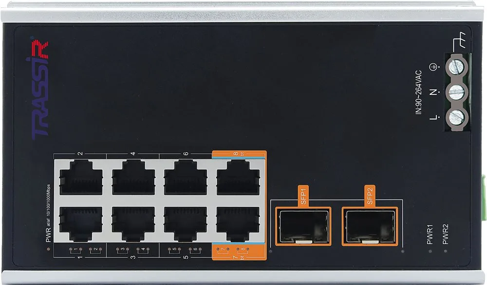TRASSIR TR-NS15102S-130-8POE